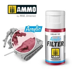ACRYLIC FILTER Red - AMMO by MIG Jimenez A.MIG-0817