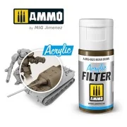 ACRYLIC FILTER Medium Brown - AMMO by MIG Jimenez A.MIG-0823