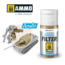 ACRYLIC FILTER Tan - AMMO by MIG Jimenez A.MIG-0824