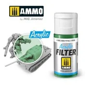 ACRYLIC FILTER Phthalo Green - AMMO by MIG Jimenez A.MIG-0826 ACRYLIC FILTER Phthalo Green - AMMO by MIG Jimenez A.MIG-0826