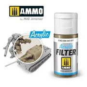 ACRYLIC FILTER Sand Grey - AMMO by MIG Jimenez A.MIG-0828 ACRYLIC FILTER Sand Grey - AMMO by MIG Jimenez A.MIG-0828