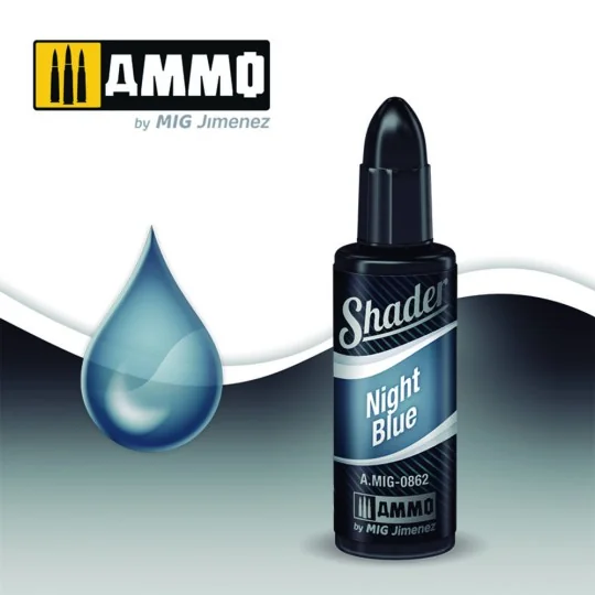 SHADER Night Blue - AMMO by MIG Jimenez A.MIG-0862