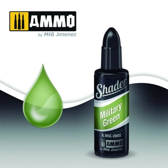 SHADER Military Green - AMMO by MIG Jimenez A.MIG-0865