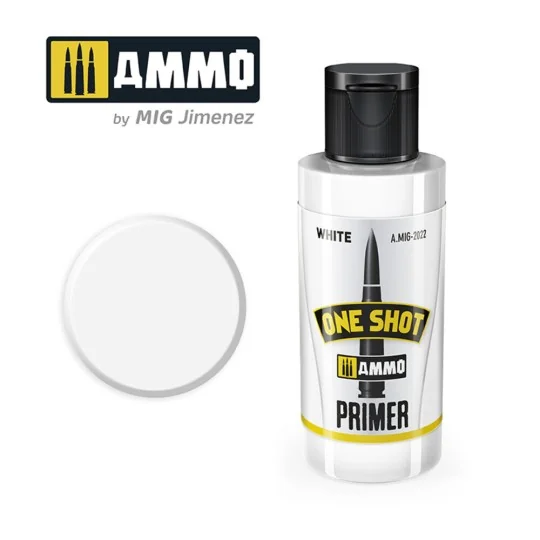 ONE SHOT PRIMER White - AMMO by MIG Jimenez A.MIG-2022