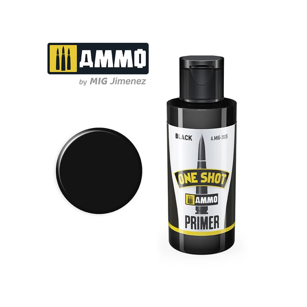 ONE SHOT PRIMER Black - AMMO by MIG Jimenez A.MIG-2023