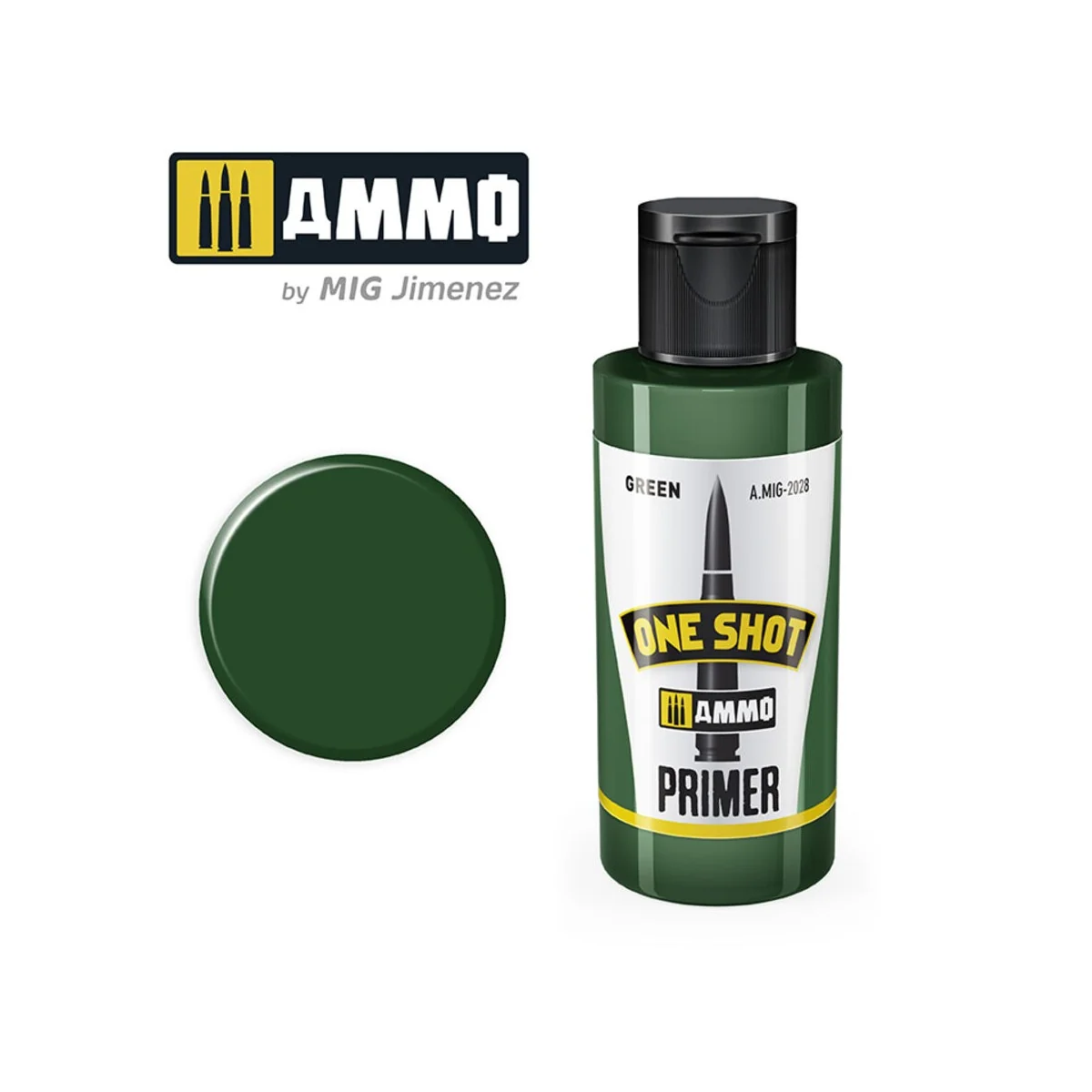 ONE SHOT PRIMER Green - AMMO by MIG Jimenez A.MIG-2028