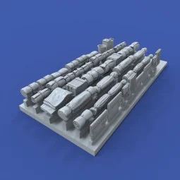 Tentpaks and bedrolls, 1/72 - Royal Model RM1033