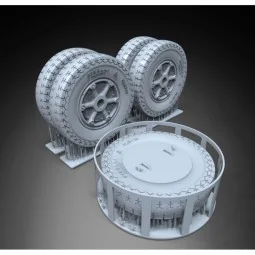 AS42 - Sahariana wheels set, 1/35 - Royal Model RM1156