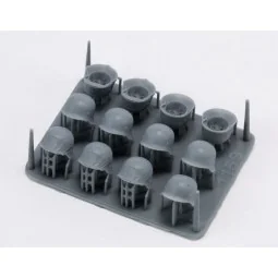 German helmets set (WWII), 1/35 - Royal Model RM1159