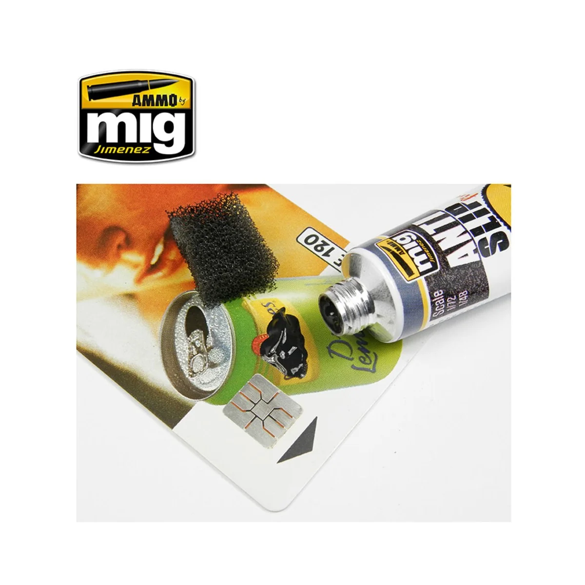 Anti-Slip Paste - Black Color (for 1/72 & 1/48 scales) - AMMO by MI...