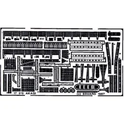Flugzeugträger Akagi für Hasegawa Bausatz, 1/700 - Eduard Accessori...
