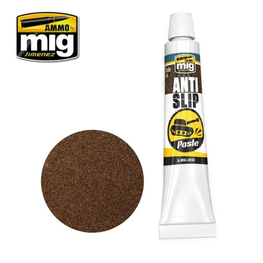 Anti-Slip Paste - Brown Color (for 1/35 scale) - AMMO by MIG Jimene...