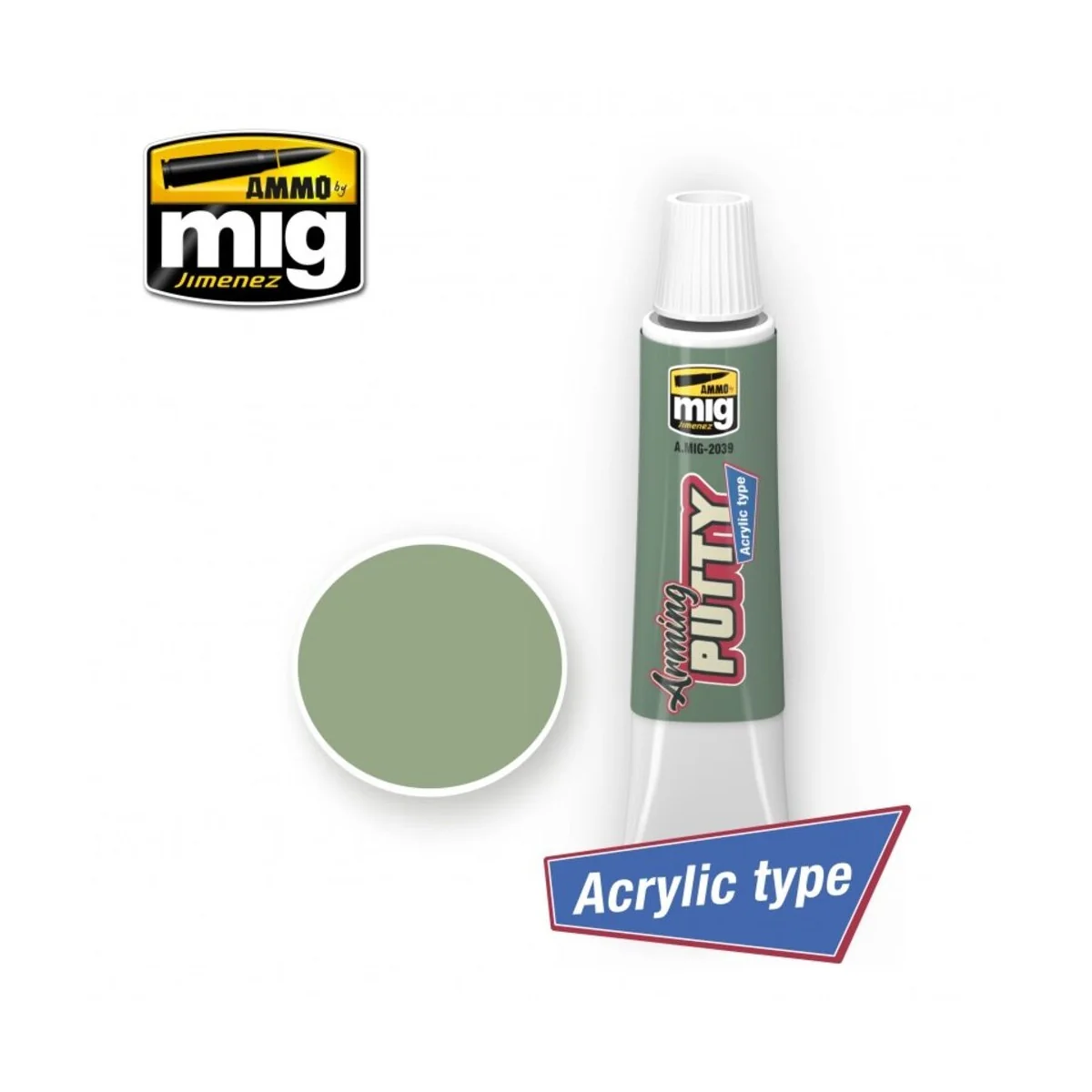 Arming Putty - Acrylic Type - AMMO by MIG Jimenez A.MIG-2039