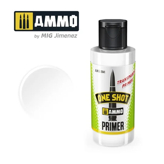 ONE SHOT PRIMER Transparent - AMMO by MIG Jimenez A.MIG-2041