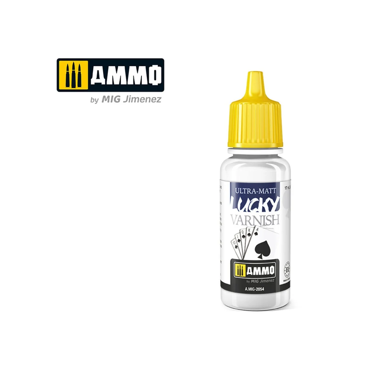 LUCKY VARNISH Ultra-Matt (17mL) - AMMO by MIG Jimenez A.MIG-2054 LUCKY VARNISH Ultra-Matt (17mL) - AMMO by MIG Jimenez A.MIG-2054