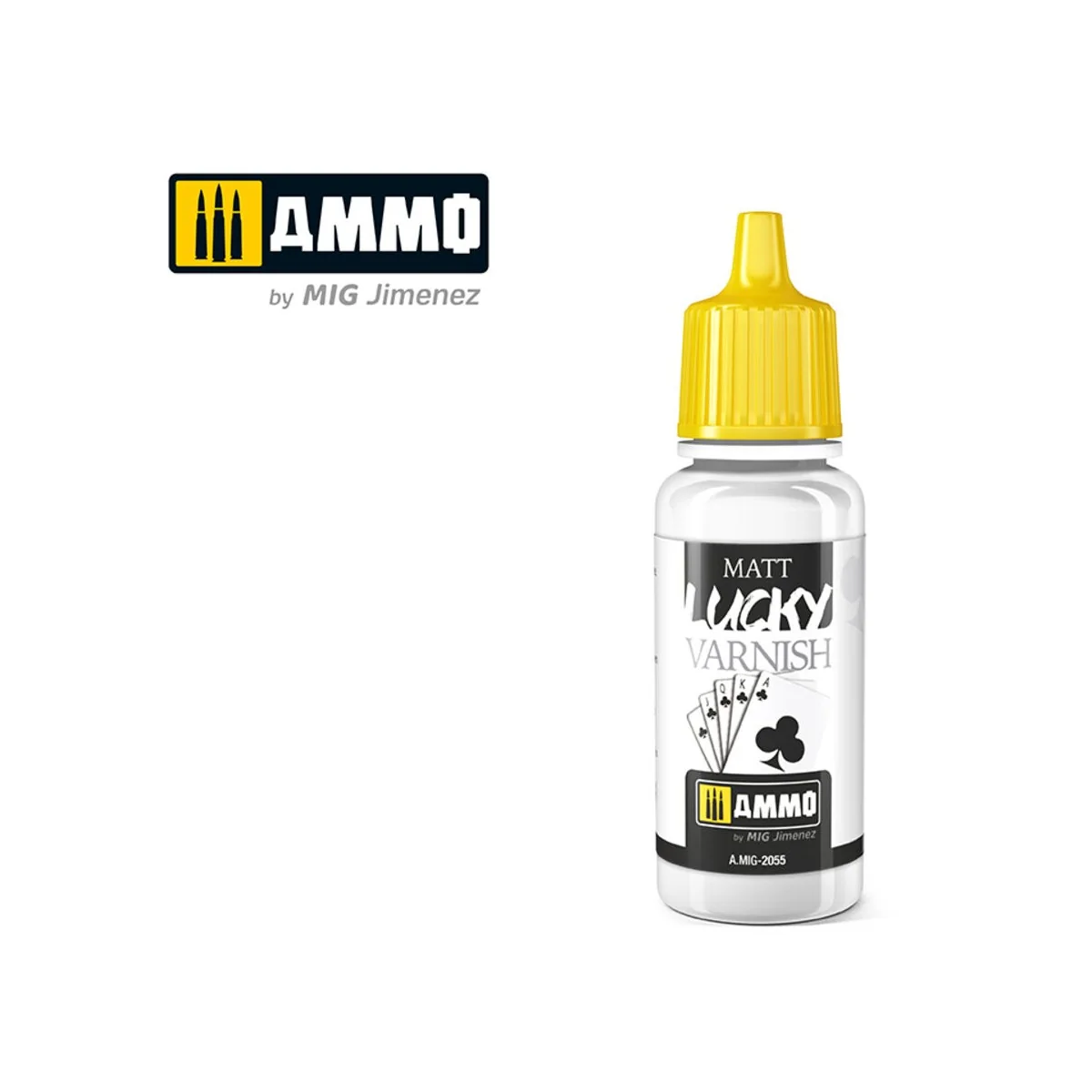 LUCKY VARNISH Matt (17mL) - AMMO by MIG Jimenez A.MIG-2055