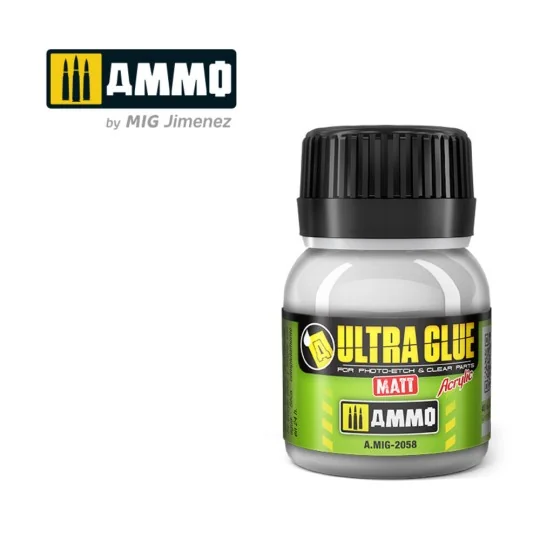 Ultra Glue Matt for Photo-Etch and Clear Parts - AMMO by MIG Jimene...