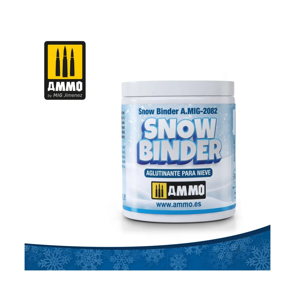 Snow Binder (100mL) - AMMO by MIG Jimenez A.MIG-2082 Snow Binder (100mL) - AMMO by MIG Jimenez A.MIG-2082