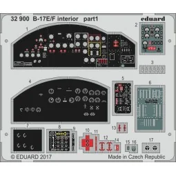 B-17E/F interior for HKM, 1/32 - Eduard Accessories 32900