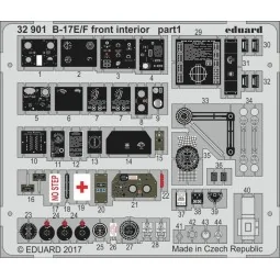 B-17E/F front interior for HKM, 1/32 - Eduard Accessories 32901