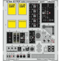 B-17E/F radio compartment for HKM, 1/32 - Eduard Accessories 32904