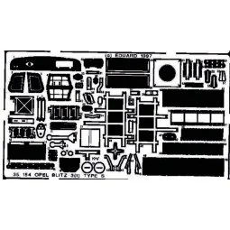 Opel Blitz 3(t) Type S Detailbausatz, 1/35 - Eduard Accessories 35154