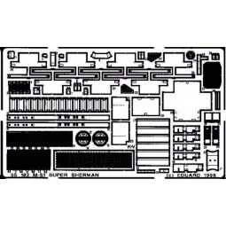 M51 Super Sherman Detailbausatz, 1/35 - Eduard Accessories 35182