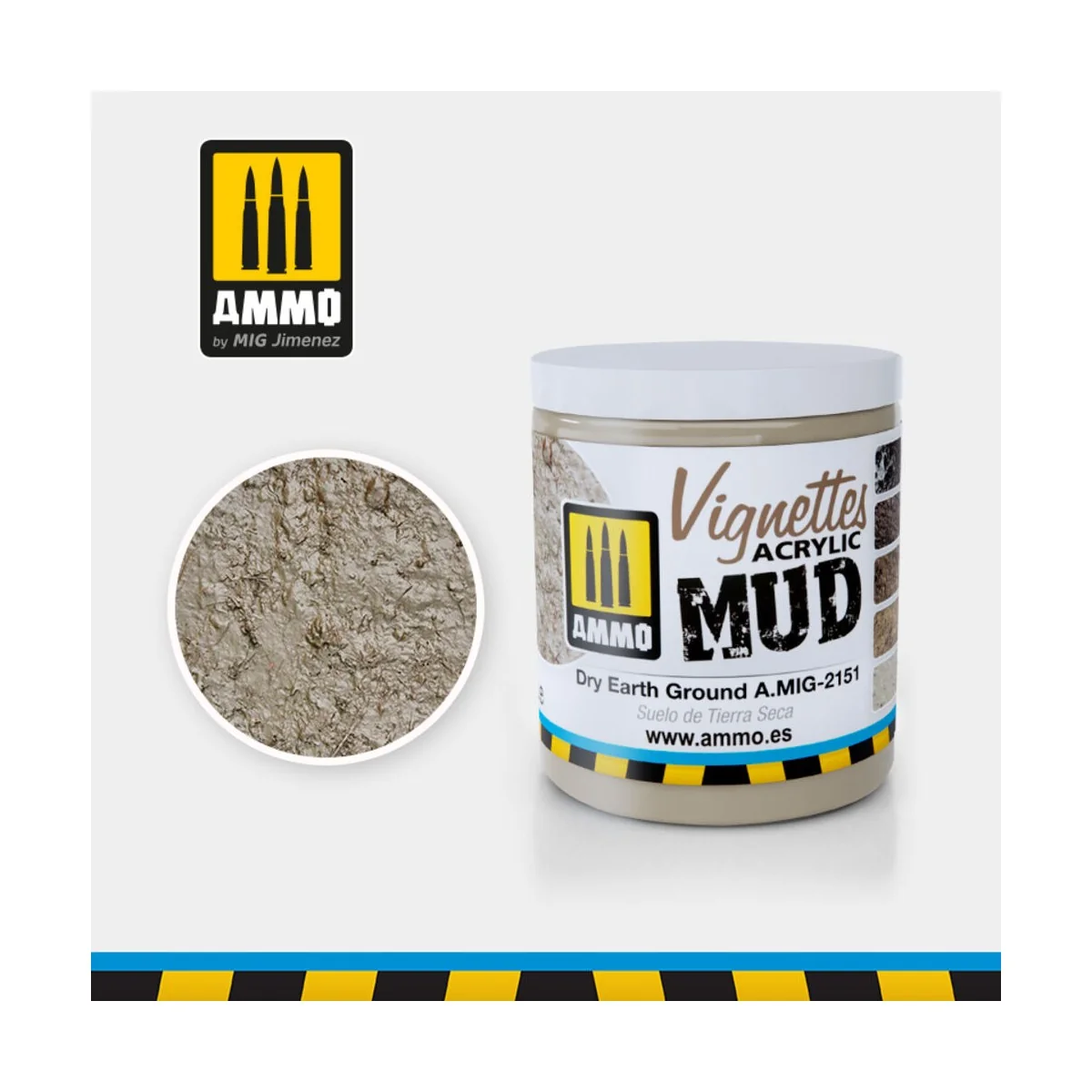 VIGNETTES Dry Earth Ground - AMMO by MIG Jimenez A.MIG-2151