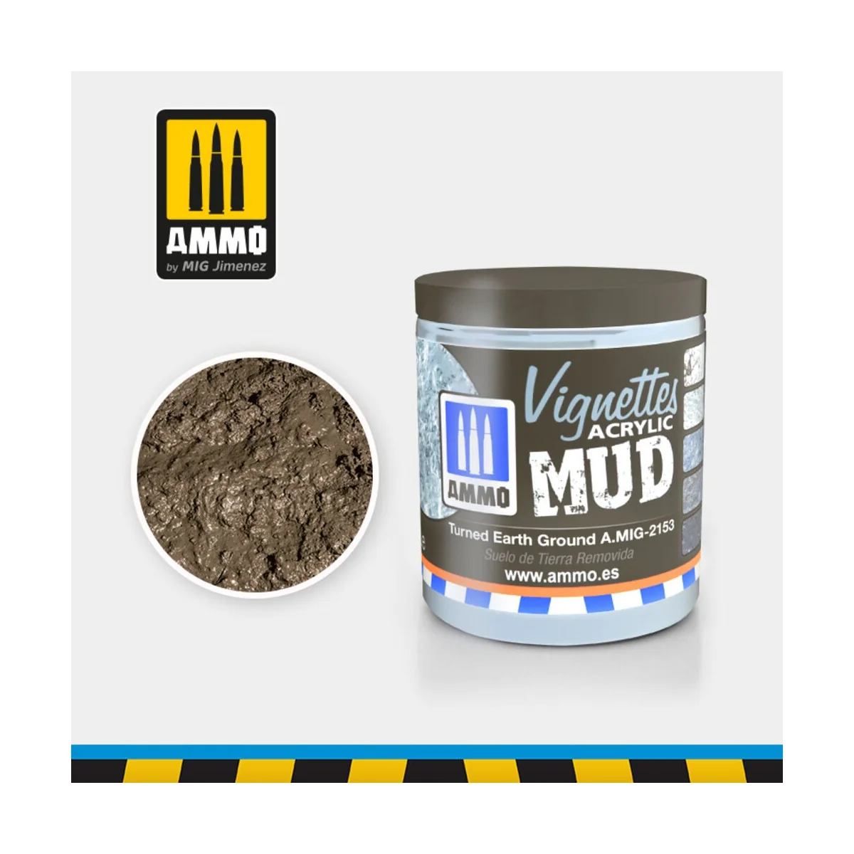 VIGNETTES Turned Earth Ground - AMMO by MIG Jimenez A.MIG-2153