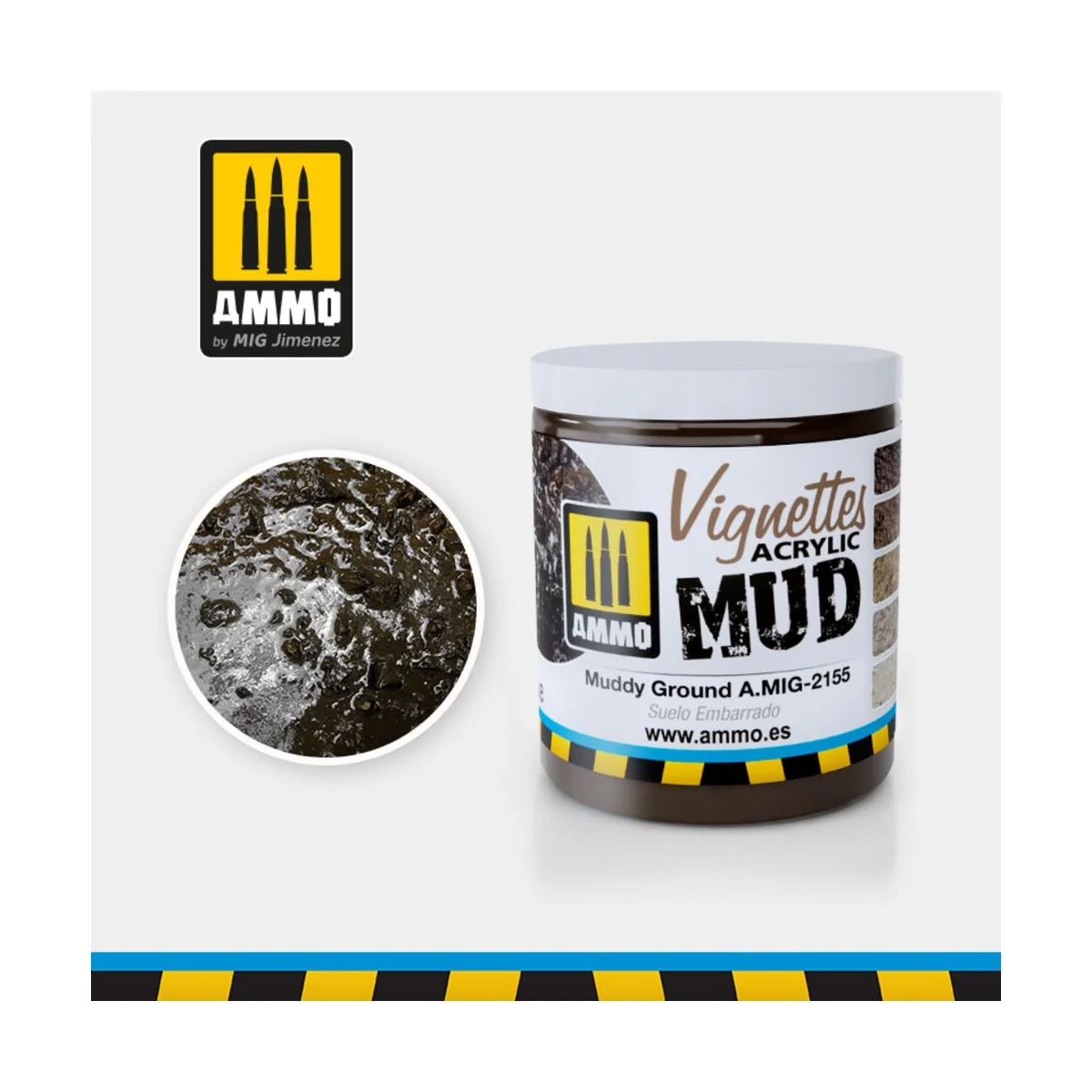 VIGNETTES Muddy Ground - AMMO by MIG Jimenez A.MIG-2155 VIGNETTES Muddy Ground - AMMO by MIG Jimenez A.MIG-2155
