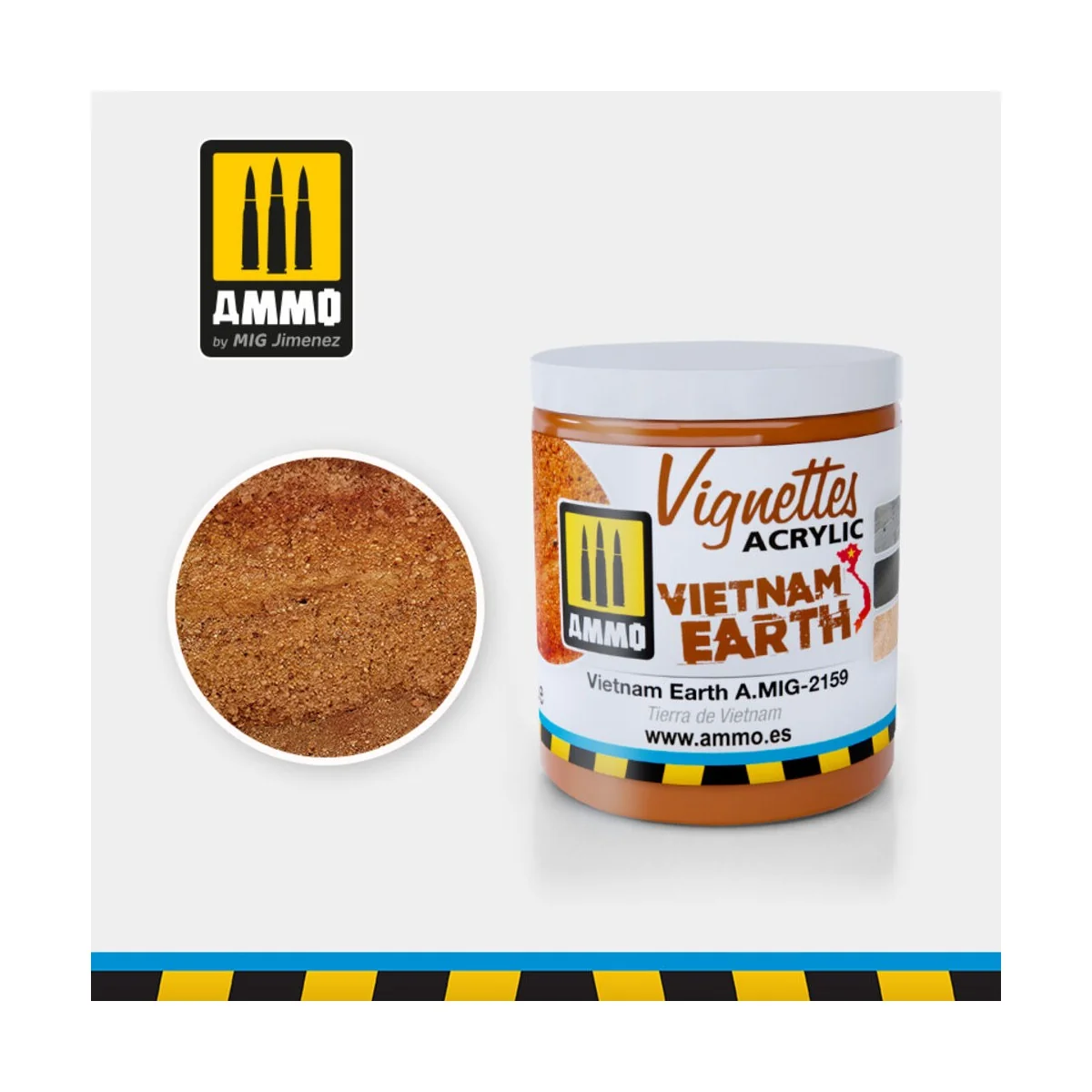 VIGNETTES Vietnam Earth - AMMO by MIG Jimenez A.MIG-2159 VIGNETTES Vietnam Earth - AMMO by MIG Jimenez A.MIG-2159