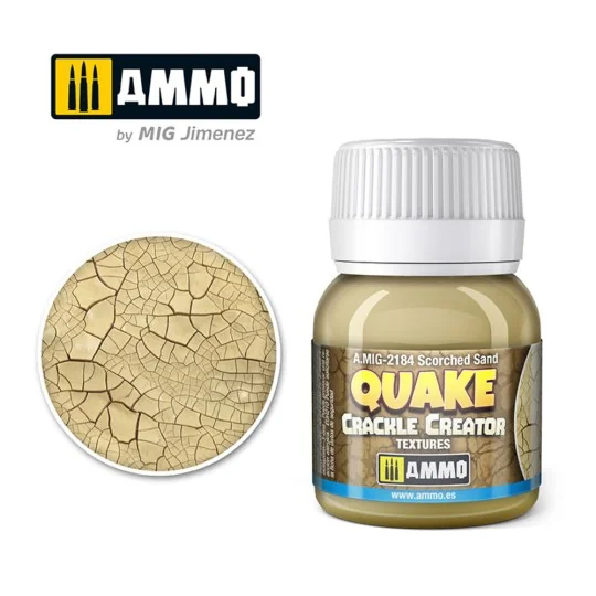 QUAKE CRACKLE CREATOR TEXTURES Scorched Sand - AMMO by MIG Jimenez ... QUAKE CRACKLE CREATOR TEXTURES Scorched Sand - AMMO by MIG Jimenez ...