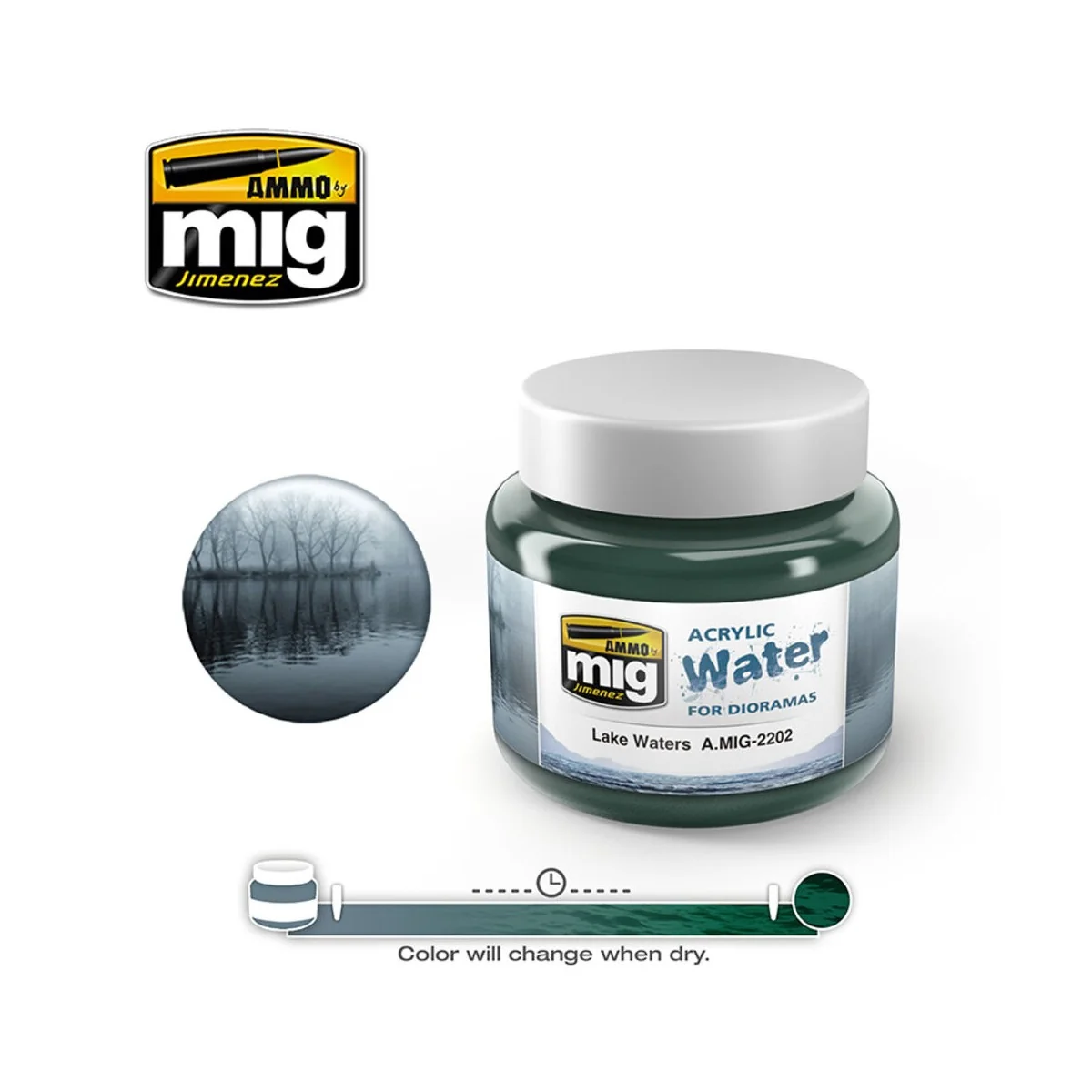 Lake Waters - AMMO by MIG Jimenez A.MIG-2202 Lake Waters - AMMO by MIG Jimenez A.MIG-2202