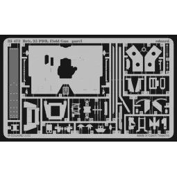 Britische 25-Pfünder Feldkanone Fotoätzsatz, 1/35 - Eduard Accessor...