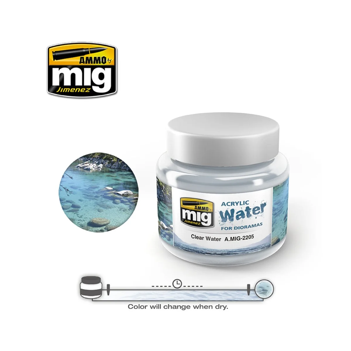 Clear Water - AMMO by MIG Jimenez A.MIG-2205