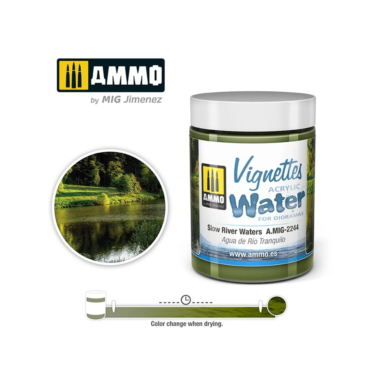 Slow River Waters - AMMO by MIG Jimenez A.MIG-2244