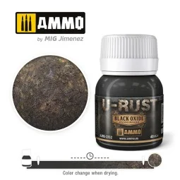 U-RUST Black Oxide (40mL) - AMMO by MIG Jimenez A.MIG-2252