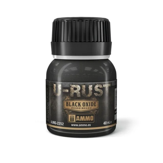 U-RUST Black Oxide (40mL) - AMMO by MIG Jimenez A.MIG-2252