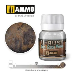 U-RUST Rust Oxide Patina (40mL) - AMMO by MIG Jimenez A.MIG-2254