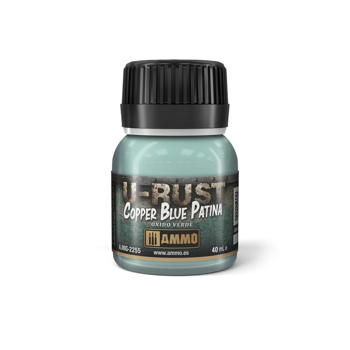 U-RUST Copper Blue Patina (40mL) - AMMO by MIG Jimenez A.MIG-2255