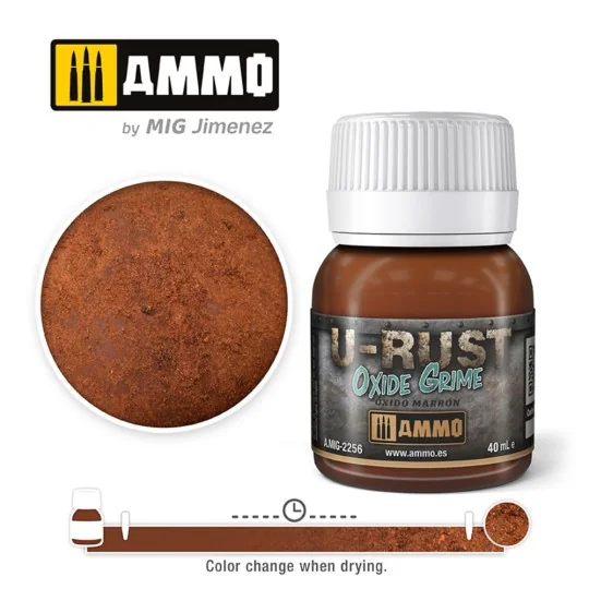 U-RUST Oxide Grime (40mL) - AMMO by MIG Jimenez A.MIG-2256