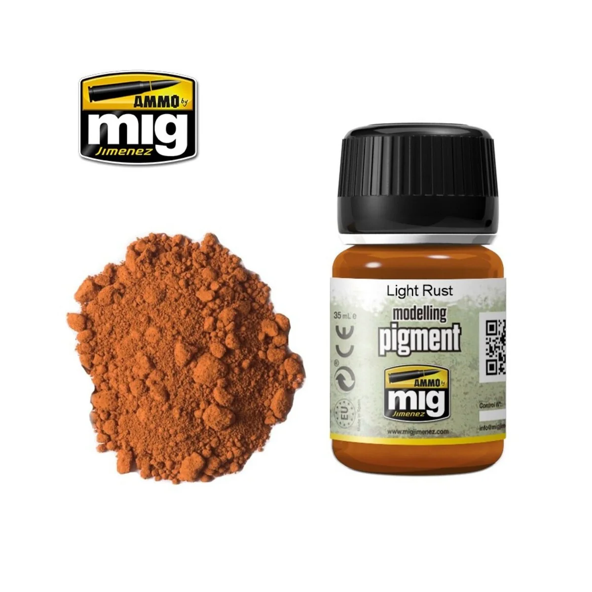 PIGMENT Light Rust - AMMO by MIG Jimenez A.MIG-3006