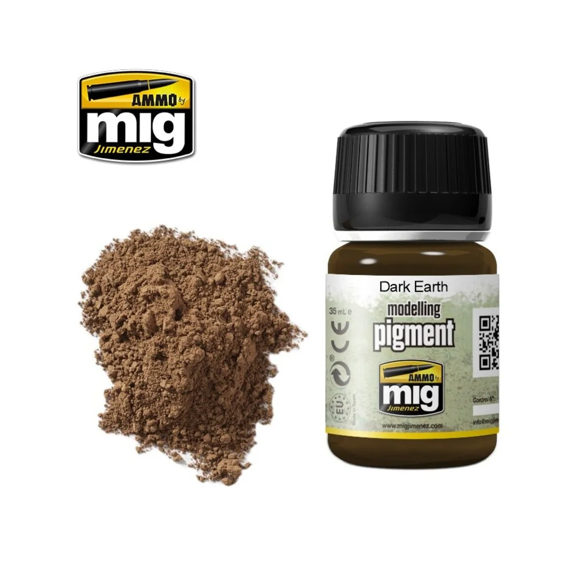 PIGMENT Dark Earth - AMMO by MIG Jimenez A.MIG-3007