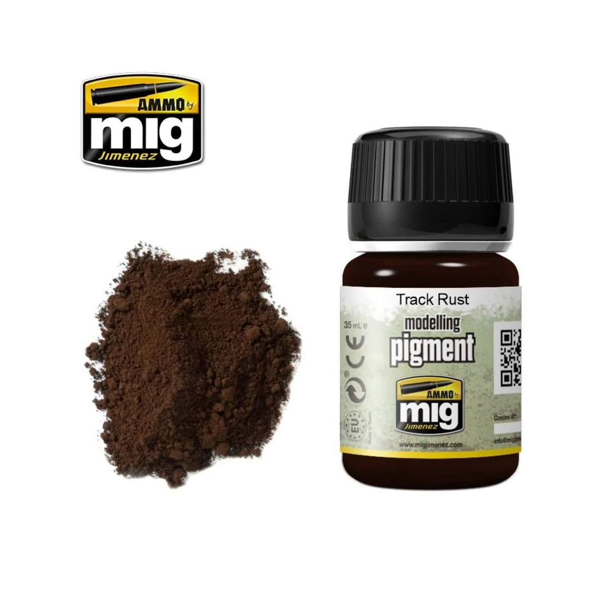 PIGMENT Track Rust - AMMO by MIG Jimenez A.MIG-3008 PIGMENT Track Rust - AMMO by MIG Jimenez A.MIG-3008