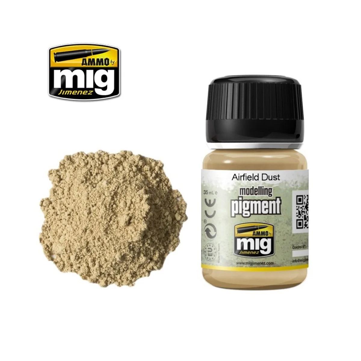 PIGMENT Airfield Dust - AMMO by MIG Jimenez A.MIG-3011 PIGMENT Airfield Dust - AMMO by MIG Jimenez A.MIG-3011