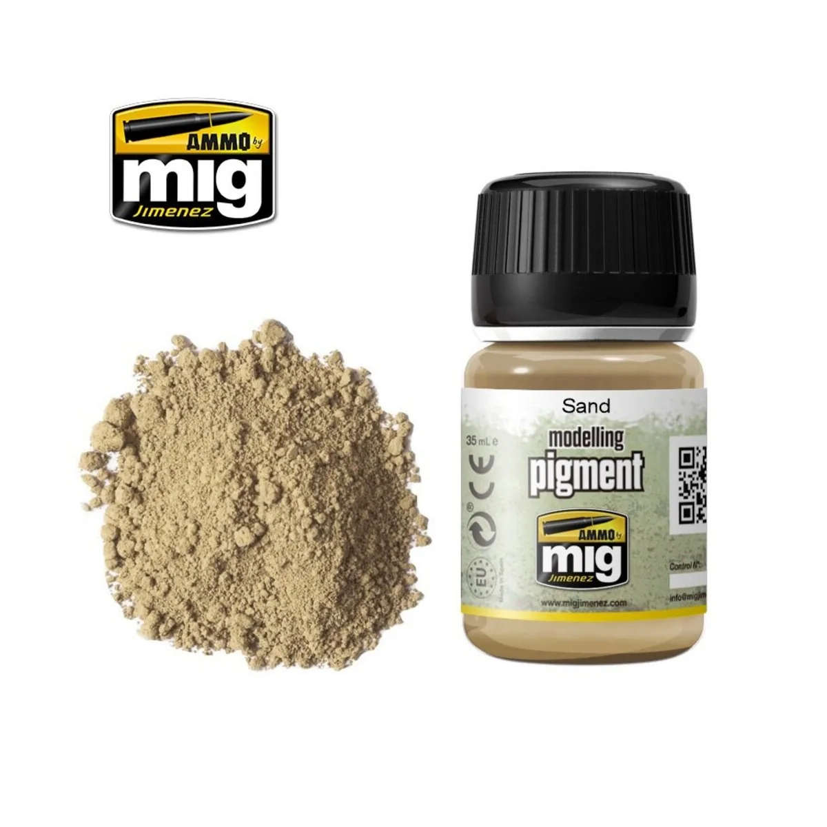 PIGMENT Sand - AMMO by MIG Jimenez A.MIG-3012