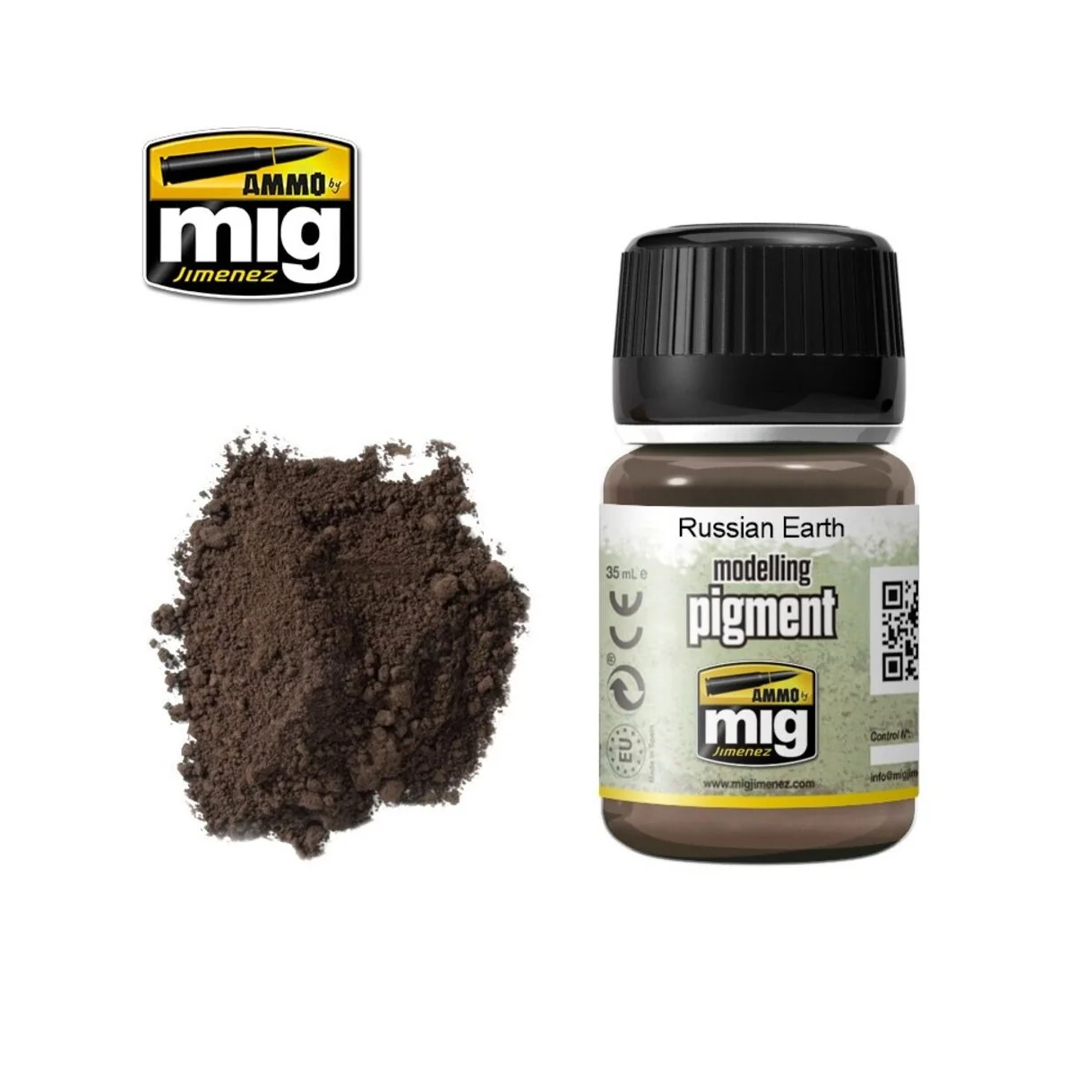 PIGMENT Russian Earth - AMMO by MIG Jimenez A.MIG-3014