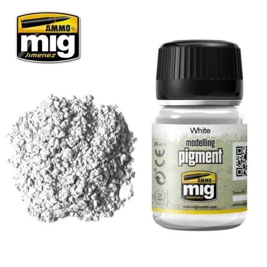 PIGMENT White - AMMO by MIG Jimenez A.MIG-3016 PIGMENT White - AMMO by MIG Jimenez A.MIG-3016
