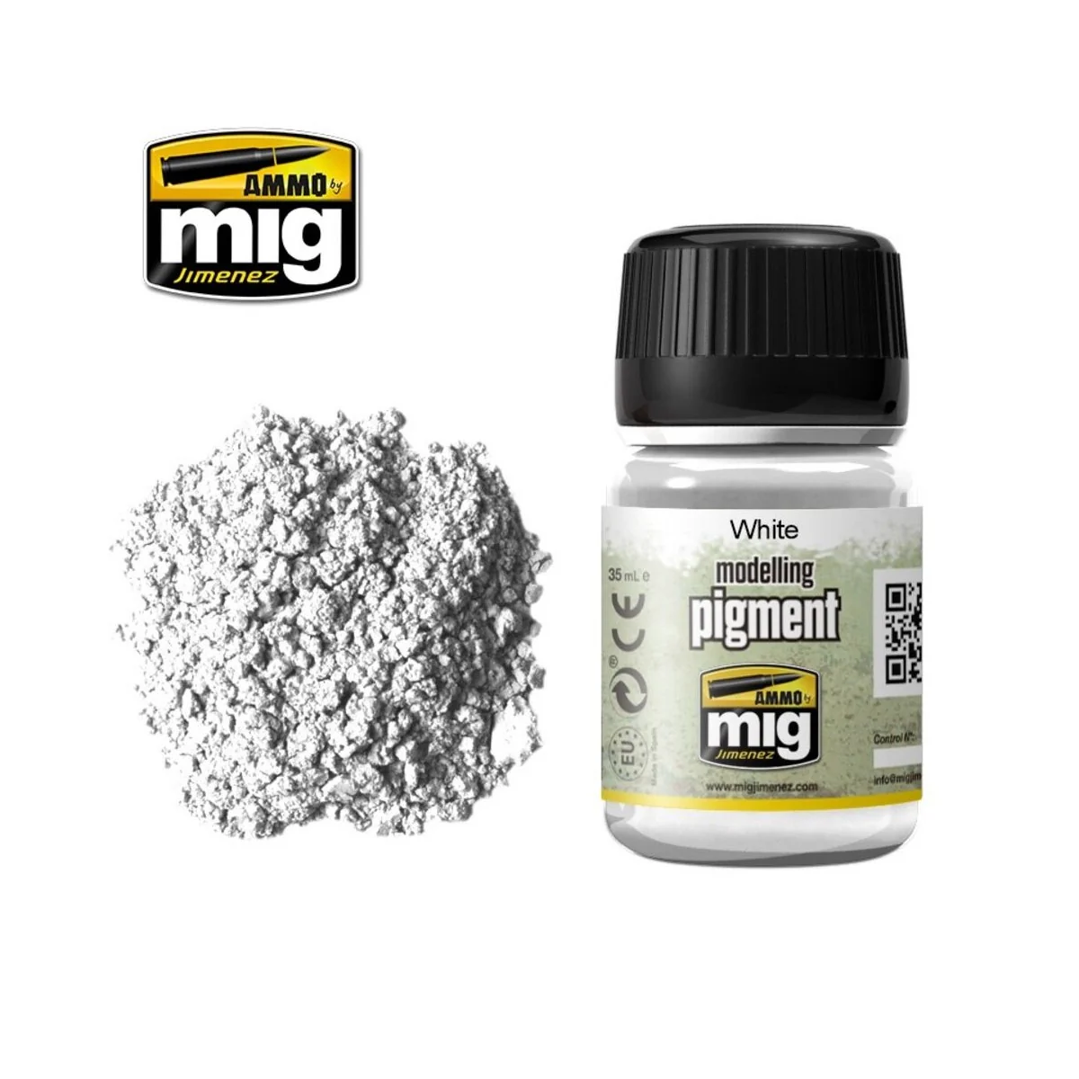 PIGMENT White - AMMO by MIG Jimenez A.MIG-3016
