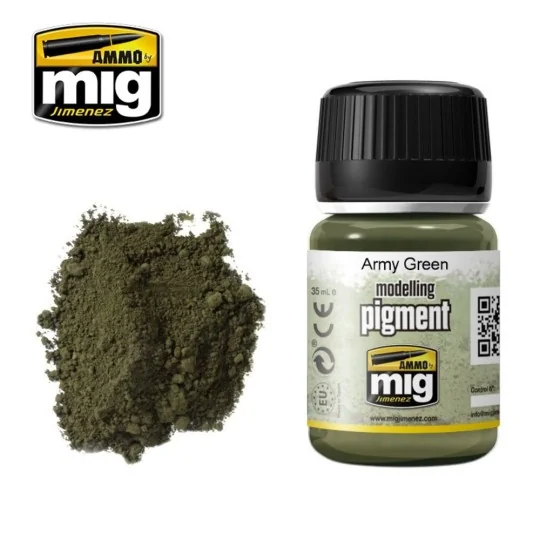 PIGMENT Army Green - AMMO by MIG Jimenez A.MIG-3019